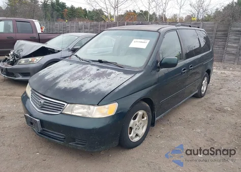 1999 Honda Odyssey Ex из США, поврежденный, VIN 2HKRL1869XH520501